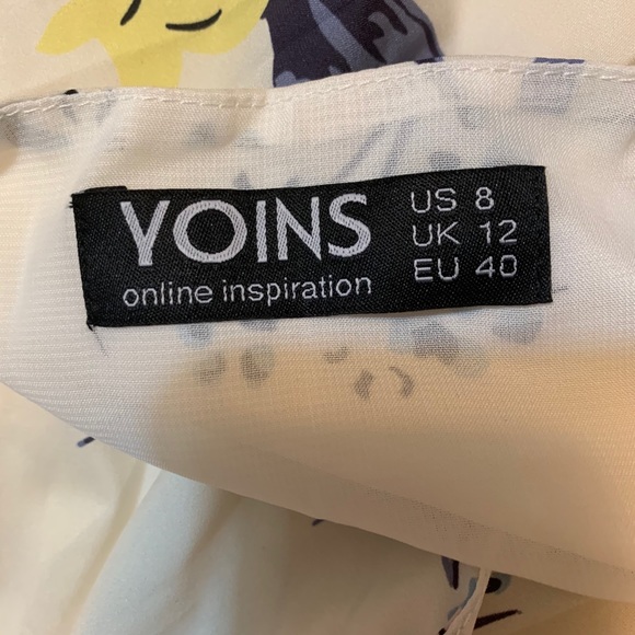 Cream Printed Romper - Picture 2 of 3